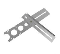 Localisateur de trou de carrelage réglable en acier inoxydable avec tailles d'ouverture de 25 mm/40 mm/45 mm pour un perçage précis sur carrelage, marbre, bois et pour PLA