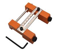 Localisateur de trou diagonal réglable pour le travail du bois - Accessoires de perçage diagonal de 9,5 mm - Accessoires de perçage de meubles - Charnière d'installation de charnière - Guide