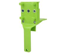 Localisateur de trous droits pour le travail du bois, 200 x 72 mm en plastique ABS, menuiserie, perçage, guide de chevilles, outils manuels pour les projets de menuiserie (Verte)