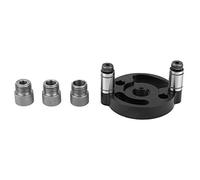 Localisateur de trous droits pour le travail du bois, guide de perçage auto-centrant avec douilles de perçage de 6/8/10 mm, positionneur de trous en alliage d’aluminium pour un