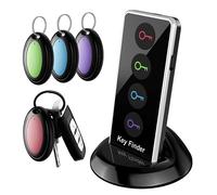 Localisateur d'objets - TD® - GPS sans fil - Lampe de poche LED - Portée 40 mètres - 4 étiquettes incluses