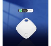 Localisateur GPS Bluetooth intelligent,localisateur de remplacement d'étiquette iPhone,certifié MFI,trouver moi-même,dispositif de rappel anti-perte - Type White #B