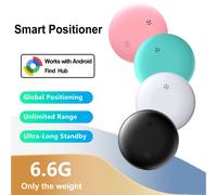 Localisateur mondial compatible Android, alternative à l'AirTag. Prend en charge l'application "Find Hub", traqueur Bluetooth, traqueur GPS, alarme anti-perte pour animaux de compagnie, localisateur d
