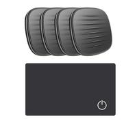Localisateurs d'objets & Wallet Tracker, Smart Tag comme Air Tag Fonctionne avec Find My (iOS Uniquement), Certifié MFi, Traceur, Localisateur de Clés (Lot de 4) & Wallet Tracker (Lot de 1)