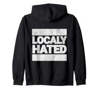 LOCALY Hated Citation Sarcastique Esprit Rebelle Provocateur Sweat à Capuche