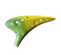 L'ocarina ciel étoilé 12 trous Alto C en céramique est le cadeau musical parfait pour les débutants (type 6)