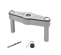 Locateurs de forage fonctionnels en forme de losange assistant de perçage de trous pour bois et métal avec construction stable en aluminium outil de travail du bois précis