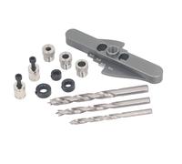 Locatrice d'auto-centrage d'auto-centrage d'outils d'outil avec des échelles de pouces pour les trous droits, le matériau en alliage en aluminium comprend des bagues de forage et