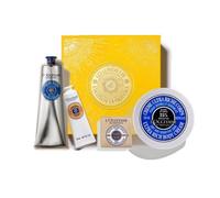 L'OCCITANE Coffret cadeau corps au beurre de karité - Crème mains 150 ml, Crème corps 200 ml, Crème pieds 30 ml et Savon 50 g