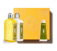 L'Occitane Ensemble Corps Verveine 530ml (Gel douche 250 ml + Lait corporel 250 ml + Crème pour les mains 30 ml)