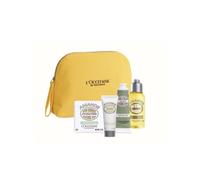 L'Occitane Trousse été amande Huile de douche, Savon, Crème pour les mains, Concentré de lait