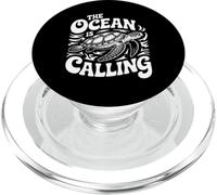 L'océan Appelle Turtle Design pour Les Amoureux de la Plage PopSockets PopGrip pour MagSafe