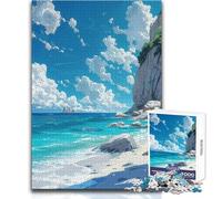 L'océan Rencontre l'âme - Puzzle de 1000 pièces pour Adultes - Jeu interactif de Stimulation Cognitive - Idée Cadeau Unique et mémorable - Dimensions 38x52cm