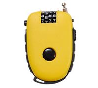 Locgages LORD LONGE Câble - Lock extensible sans clé extérieur | Certes de voyage portables à 4 chiffres | Combinaison verrouillage du câble de voyage rétractable pour valise, vélos à bagages, ski, sn