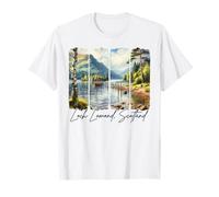Loch Lomond Écosse Coup de Pinceau Voyage Loch Lomond Trip T-Shirt