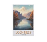 Loch Ness, Écosse,Puzzle 1000 Pièces pour Adultes Se Détendre Assembler Jeu Jouets en Papier Cadeau pour Aîné(38x26cm)-AI82