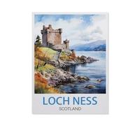 Loch Ness Écosse,Puzzles pour Adultes 1000 Pièces Puzzles pour Adultes pour Enfants Puzzle en Papier Ados Jeux Éducatifs Anti-Stress Jouet Cadeau(38x26cm)-EW1
