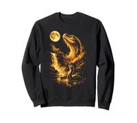 Loch Ness Monster Hurlant à la Lune Meme Sweatshirt