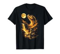 Loch Ness Monster Hurlant à la Lune Meme T-Shirt