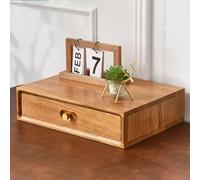 LOCHE Bloc Tiroir Bois, 4 Tiroirs, Grande Capacité, Caissons de Rangement Bureau, Tour de Rangement, Pour Bureau et École, Jaune