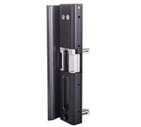 Locinox Modulec Électrique Butées D'Arrêt,Torsurrer,Ouvre-Porte Emissa Normalement Fermé - Ral 9005 Noir Profond