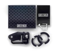 LOCK A WILLY - Cage pénis silicone avec cadenas (noire)