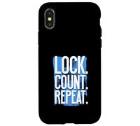Lock Count Repeat - Agent correctionnel Coque pour iPhone X/XS