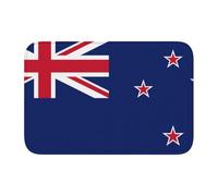 Lock Edge Tapis de sol ourlet 101,6 x 152,4 cm WHJSHOP drapeau de la Nouvelle-Zélande pour toilettes, coiffeuse, maison de vacances, salle de bain principale, salle de bain pour enfants et suite