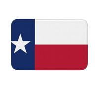 Lock Edge Tapis de sol ourlet 101,6 x 152,4 cm WHJSHOP Drapeau du Texas Image pour toilettes, coiffeuse, maison de vacances, salle de bain principale, salle de bain pour enfants et suite d'invités