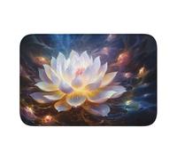 Lock Edge Tapis de sol ourlet 101,6 x 152,4 cm YYHWHJDE Fleur Peinture diamant Impressions pour toilettes, coiffeuse, maison de vacances, salle de bain principale, salle de bain pour enfants et suite