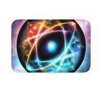 Lock Edge Tapis de sol ourlet 101,6 x 152,4 cm YYHWHJDE Merveilleux univers imprimés pour toilettes, coiffeuse, maison de vacances, salle de bain principale, salle de bain pour enfants et suite