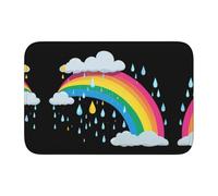 Lock Edge Tapis de sol ourlet 101,6 x 152,4 cm YYHWHJDE Tears of a Sunny Day Impressions pour toilettes, coiffeuse, maison de vacances, salle de bain principale, salle de bain pour enfants et suite