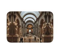 Lock Edge Tapis de sol ourlet 101,6 x 152,4 cm YYHWHJDE The Metropolitan Museum of Art de New York pour toilettes, coiffeuse, maison de vacances, salle de bain principale, salle de bain pour enfants