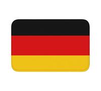 Lock Edge Tapis de sol ourlet 40 x 60 JKIEGOQ Drapeau allemand antidérapant Fond moulé par goutte à goutte, idéal facile à nettoyer et résistant à la décoloration