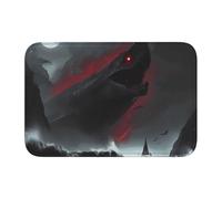 Lock Edge Tapis de sol ourlet 40 x 60 JKIEGOQ Requin géant dans la mer Image antidérapante Fond moulé goutte à goutte, idéal facile à nettoyer et résistant à la décoloration
