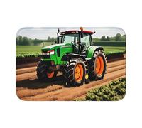 Lock Edge Tapis de sol ourlet 40 x 60 MJHKXLJ Tracteur ferme imprimé pour toilettes, coiffeuse, maison de vacances, salle de bain principale, salle de bain pour enfants et suite d'invités