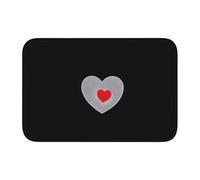 Lock Edge Tapis de sol ourlet 40 x 60 WHJSHOP Love in The Bubble Impression Antidérapant Fond moulé goutte à goutte, idéal facile à nettoyer et résistant à la décoloration