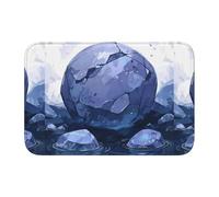 Lock Edge Tapis de sol ourlet 40 x 60 YYHWHJDE La pression de la pierre Imprimé antidérapant Fond moulé goutte à goutte, idéal facile à nettoyer et résistant à la décoloration