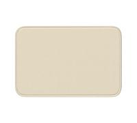 Lock Edge Tapis de sol ourlet 40 x 60 YYHWHJDE litchi blanc motif antidérapant fond moulé goutte à goutte, idéal facile à nettoyer et résistant à la décoloration