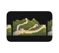 Lock Edge Tapis de sol ourlet 40 x 60 YYHWHJDE The Great Wall of China Prints Antidérapant Fond moulé goutte à goutte, idéal facile à nettoyer et résistant à la décoloration