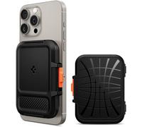 Lock Fit Magfit Porte Carte Magnétique Conçu Pour Magsafe Avec Kickstand Compatible Avec Les Modèles Iphone 16/15/14/13/12 Magsafe Wallet - Noir[M1319]