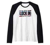 Lock in Glitch Argot de Motivation esthétique Gen Z Manche Raglan