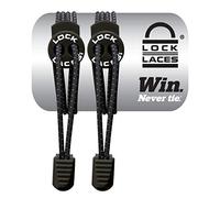 LOCK LACES - Lacets Élastiques Sans Nœud - Autobloquant Sans Laçage - Sport, Running, Triathlon - Adulte et Enfant - 1 paire