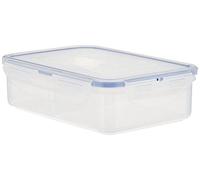 Lock&Lock 2059081 PP Classic Boîte Hermétique Rectangulaire avec 2 Boîtes à l'Intérieur Plastique Transparent 18 x 13 x 5 cm