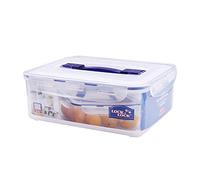 Lock&Lock 2059098 PP Classic Boîte Hermétique Rectangulaire avec Grille de Drain et Poignée Plastique Transparent 30 x 23 x 10 cm