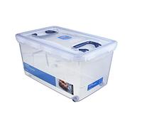 Lock&Lock 2059103 Boîte hermétique PP Classic rectangulaire avec poignée 21l, Plastique, transparent