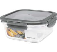 Lock & Lock Boroseal boîte de conservation carrée 750ml 15,5x15,5x6,9cm, gris/clair