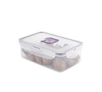 Lock & Lock Conteneur de rangement rectangulaire - Transparent/Bleu, 1 L (l'emballage peut varier)