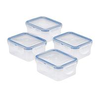 LOCK & LOCK Easy Essentials Lot de 4 boîtes de conservation pour aliments Transparent