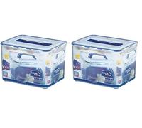 Lock & Lock HPL 886 Boîte spécifique 10 l avec poignée & plateau fraîcheur Etanche à 100% air et liquide (Lot de 2)